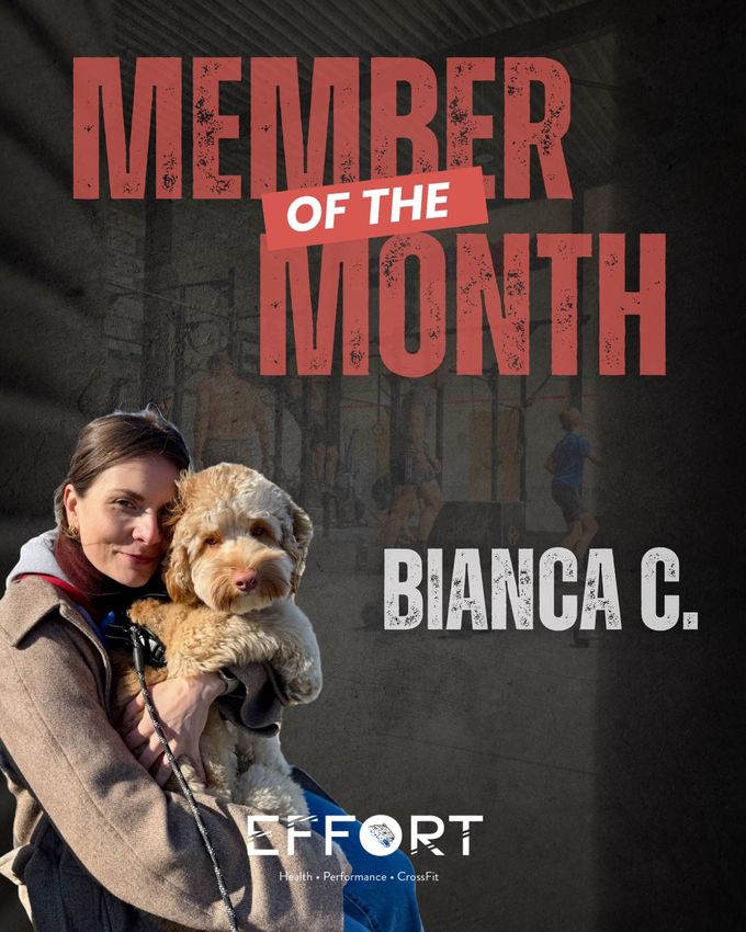 Bianca, Member of the Month januari 2026 bij Effort