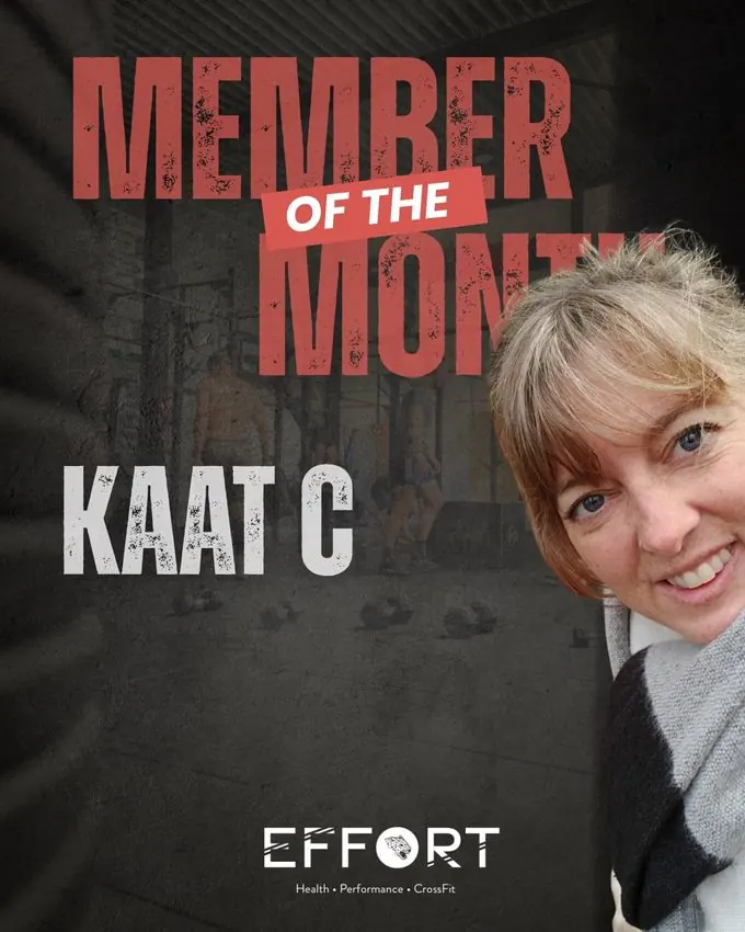 Kaat, Member of the Month maart 2026 bij Effort