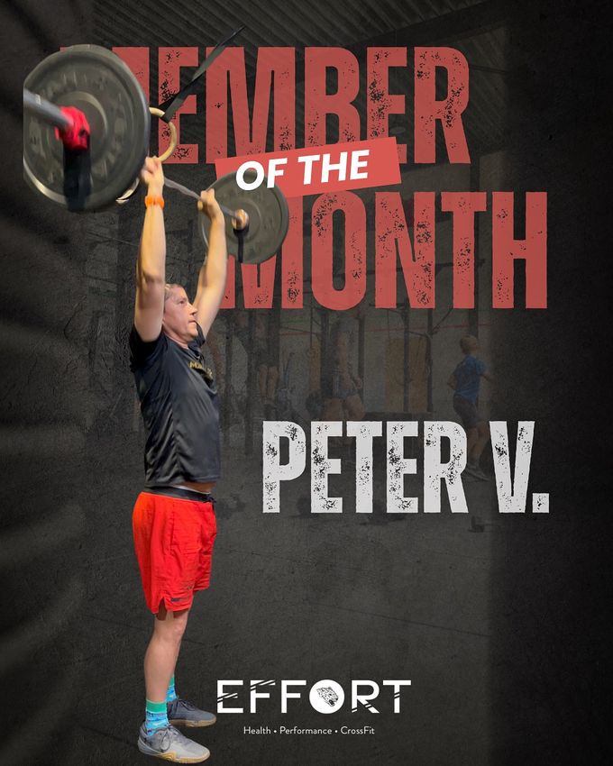 Peter, Member of the Month november 2025 bij Effort