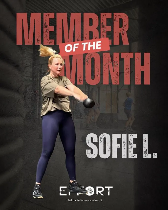 Sofie, Member of the Month oktober 2025 bij Effort