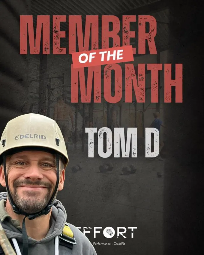Tom, Member of the Month mei 2026 bij Effort